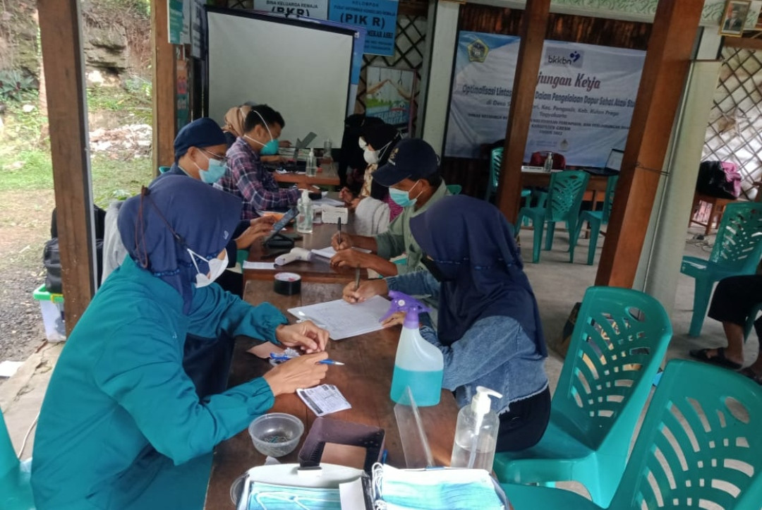 Tim Zero TB Yogyakarta Melaksanakan Sekrening di Kampung KB