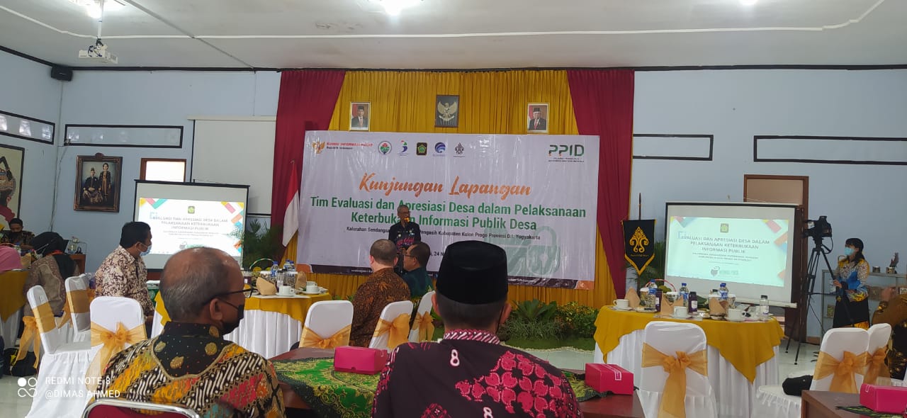 Komisi Informasi Pusat Visitasi Penilaian Keterbukaan IInformasi Publik di Kalurahan Sendangsari